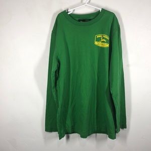 John Deere green long sleeve size large